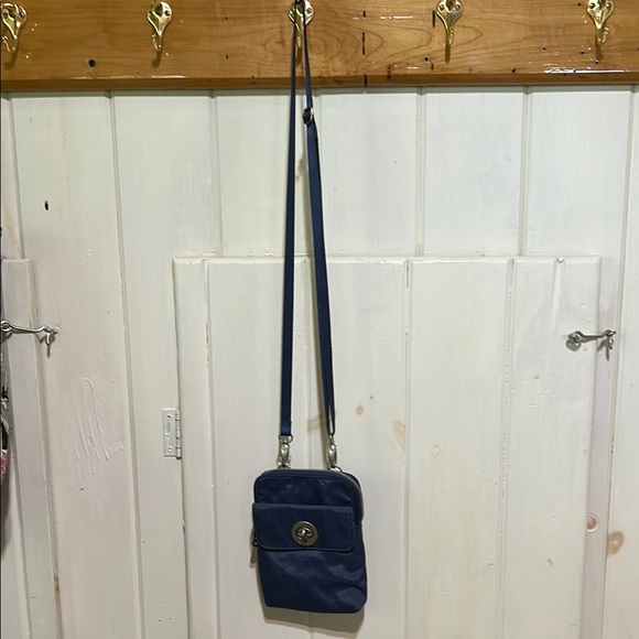 Baggallini Handbags - Baggallini Dark Blue Crossbody Bag